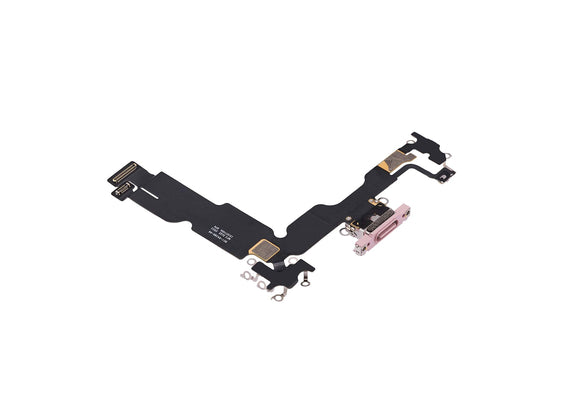 Charging Port for iPhone 15 Plus (Purple)-Pink Charging Port for iPhone 15 Plus (Purple)-Pink